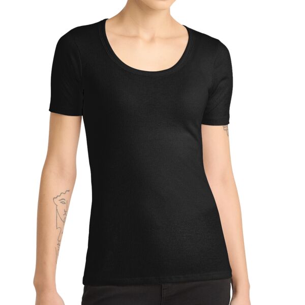 Women's V.I.T. Rib Scoop Neck Tee Thumbnail