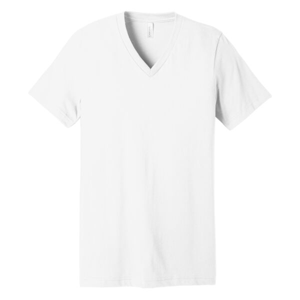 Unisex Jersey Short Sleeve V Neck Tee Thumbnail