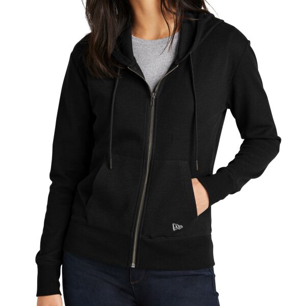 Ladies Thermal Full Zip Hoodie Thumbnail