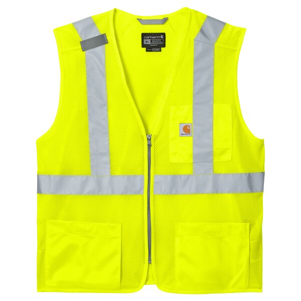 Ansi Class 2 Mesh Zip Front Vest Thumbnail